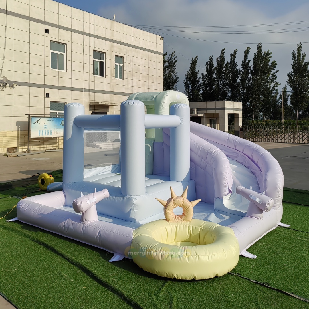 Kids Outdoor Water Slide - Pastel Sun Toddler Water Slide Splash