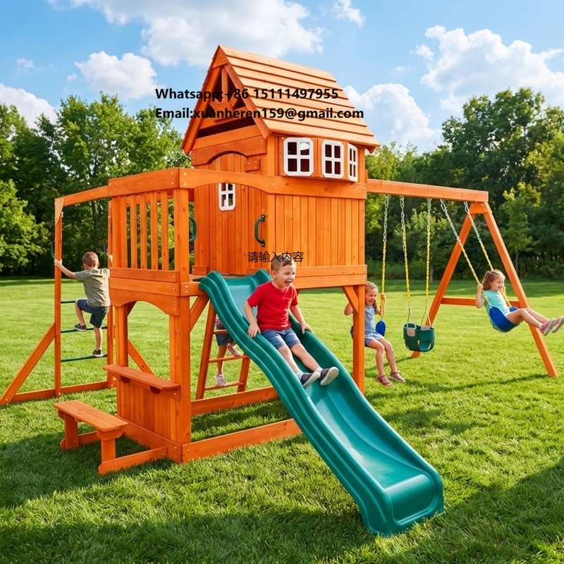 Kids Outdoor Garden Set - Large Outdoor Amusement Equipment Children Toy
