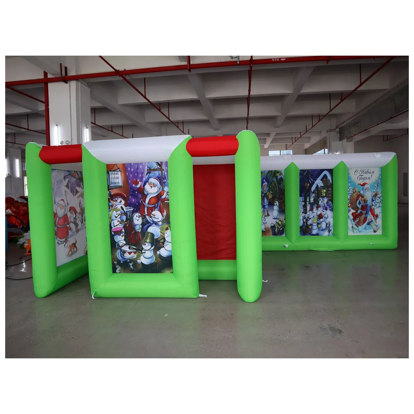 Kids Outdoor Party Venue - Large Open Top Inflatable Maze 6X6m