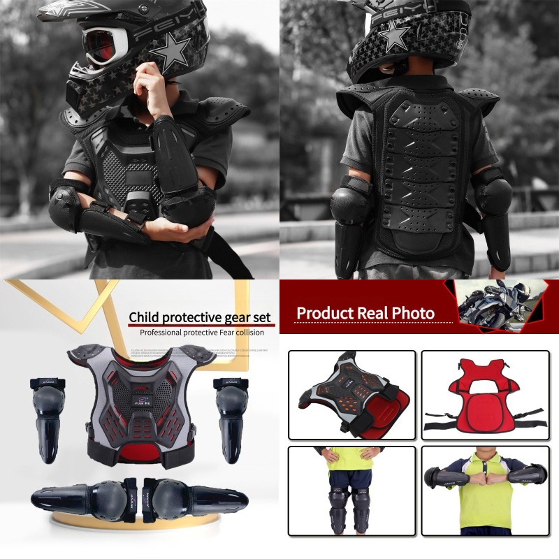 Kids Outdoor Vest - QIKUI Kids Chest Vest Motocross Waistcoat