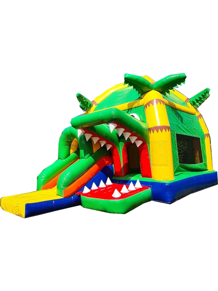 Kids Outdoor Jumping Toys - Kids Crocodile Inflatable Bounce House Jumping
