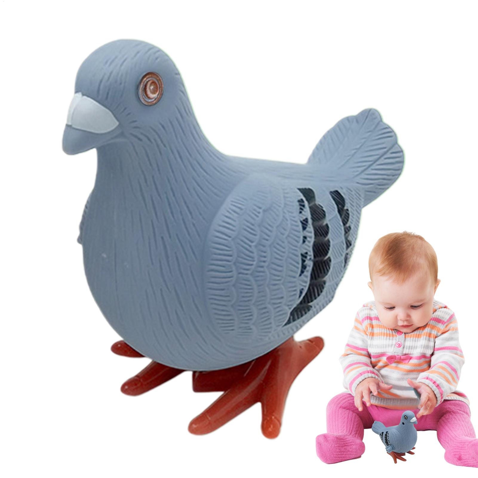 Kids Outdoor Jumping Toys - Cute Jumping Pigeon Clockwork Toy Funny