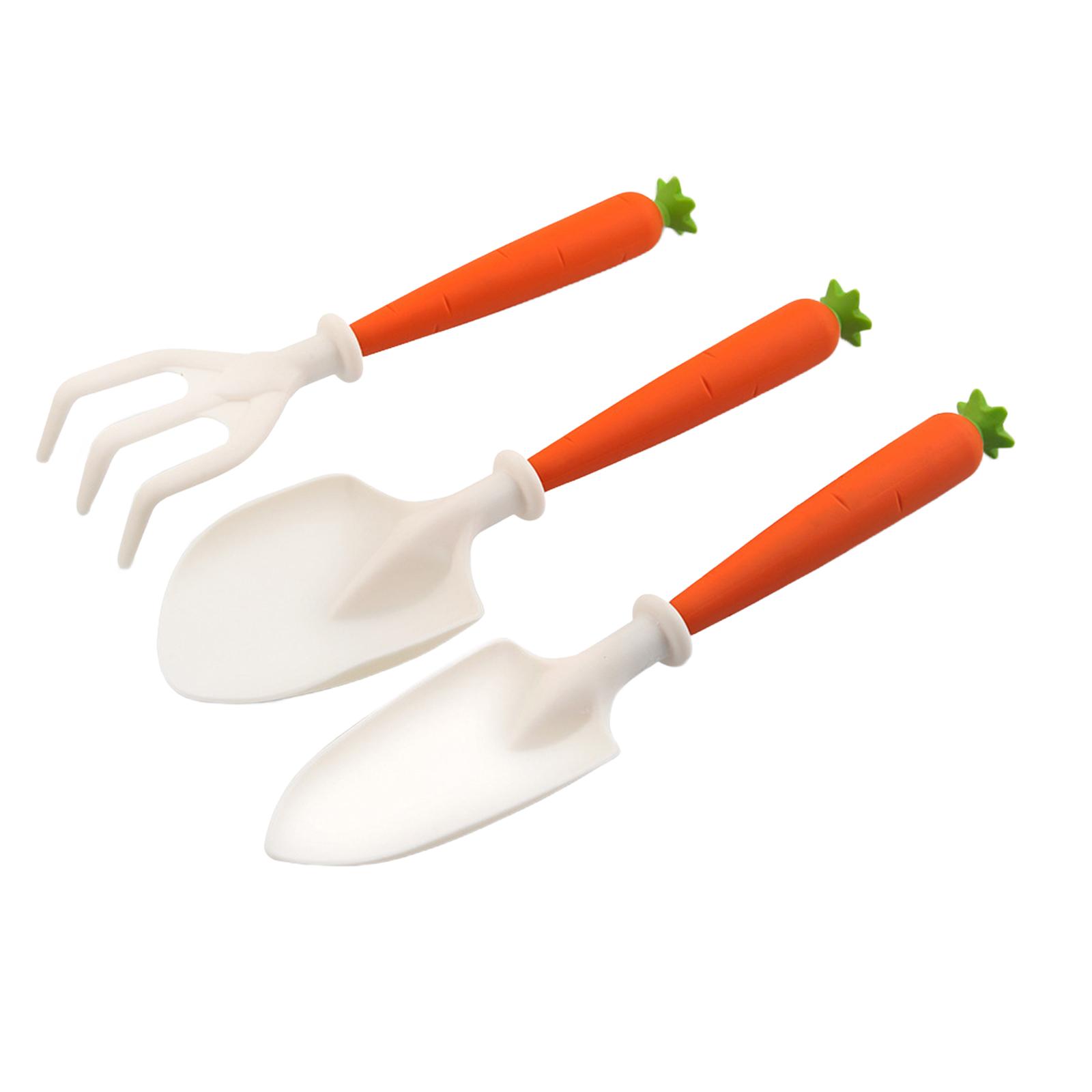 Kids Outdoor Garden Set - 3Pcs Kids Gardening Tools Set Mini