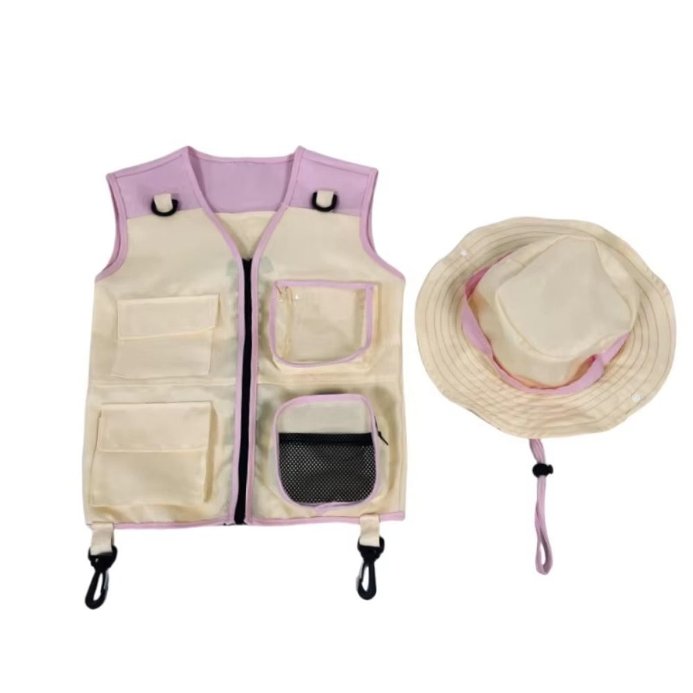 Kids Outdoor Vest - Summer Clothing Kids Explorer Vest Hat