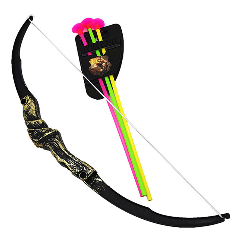 Kids Outdoor Archery Set - 35cm Kids Plastic Archery Set -