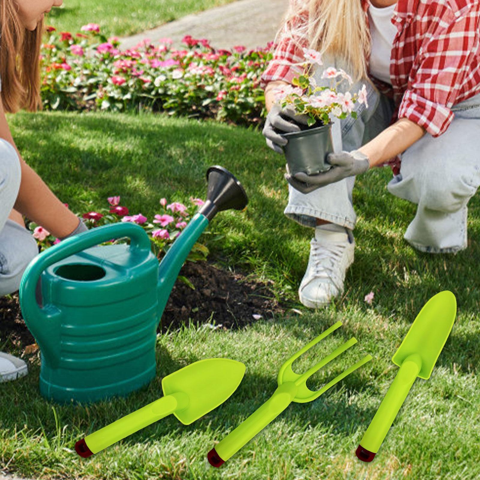 Kids Outdoor Garden Set - Mini Kids Gardening Tools Portable Rake