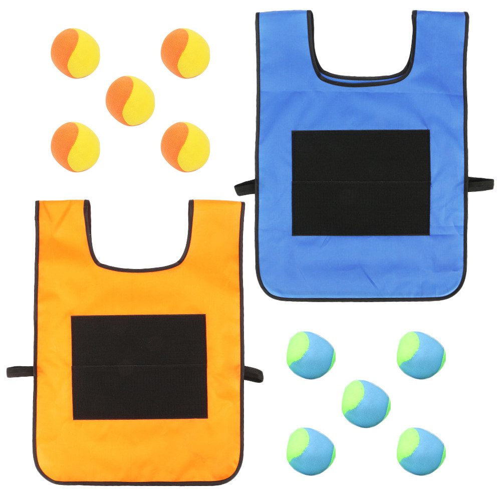 Kids Outdoor Vest - 2Sets Children Sticky Ball Vest Creative