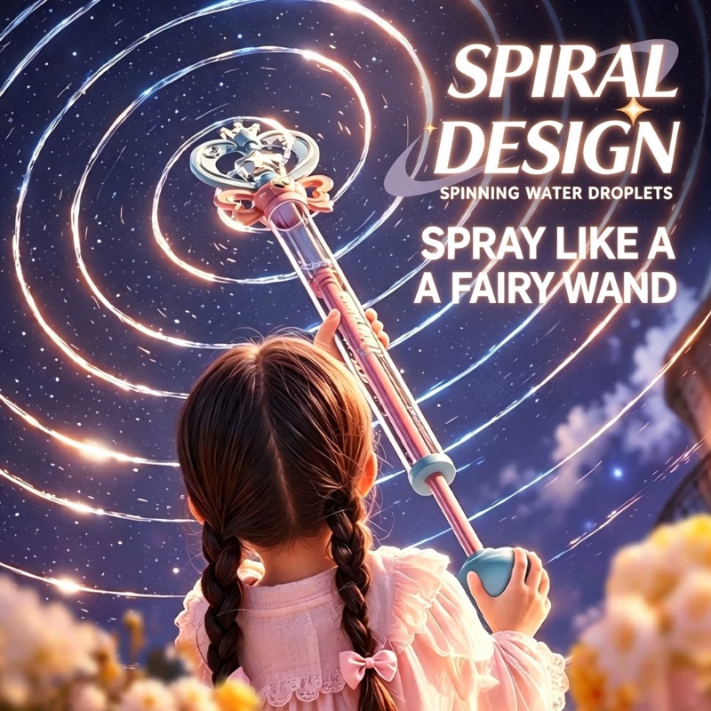 Kids Outdoor Nature Toys - Childrens Magic Fairy Wand Water Gun
