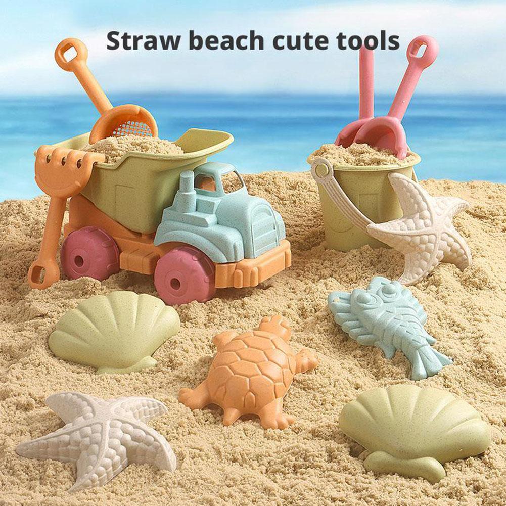 Kids Outdoor Picnic Table - 5/7/14/15Pcs Beach Toys Set Package Sand