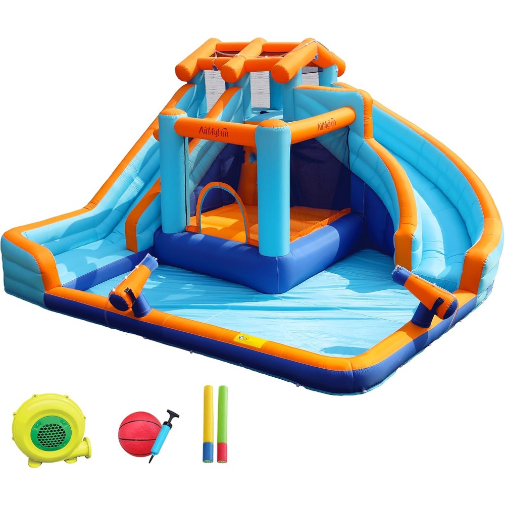 Kids Outdoor Water Slide - Large Water Slide Bounce House with