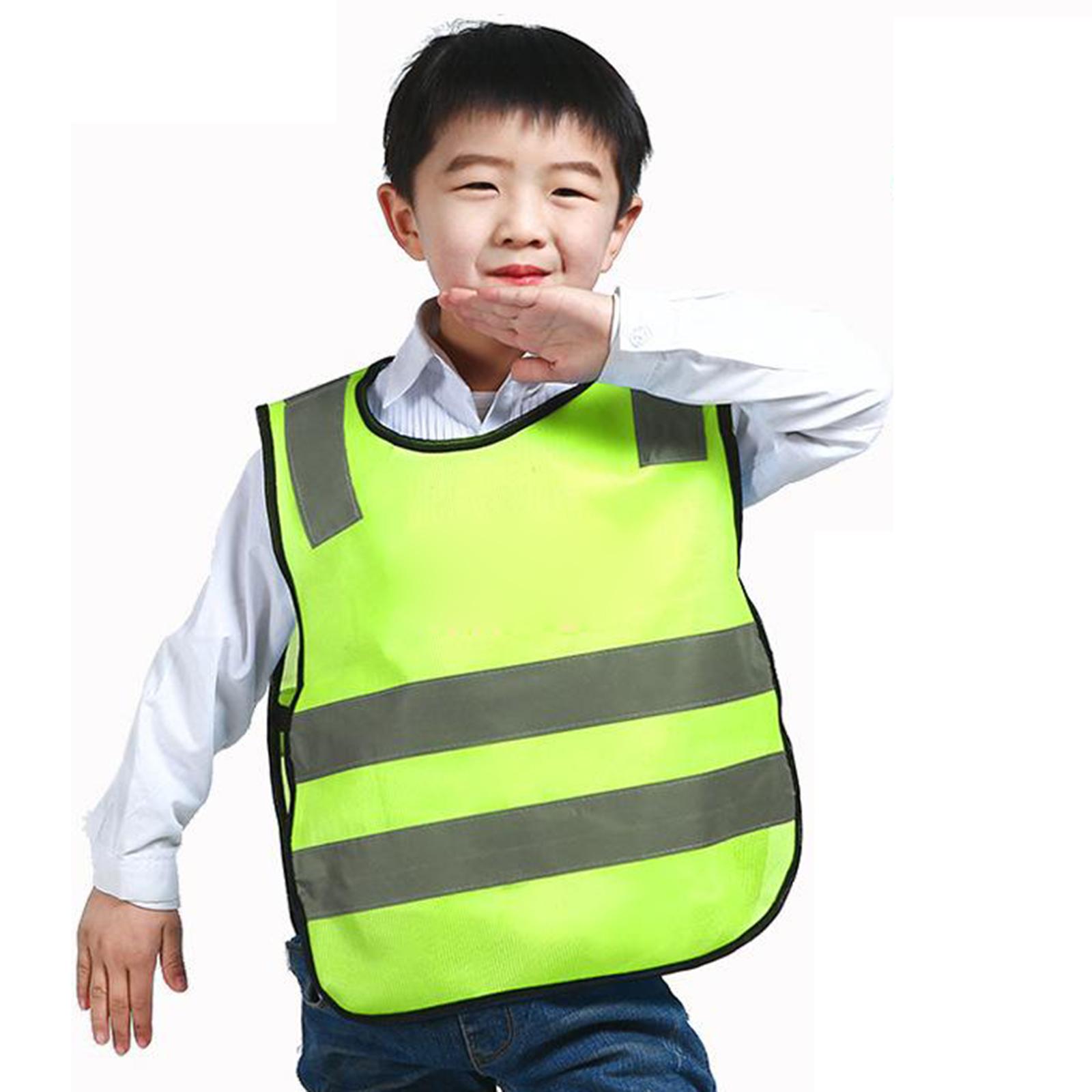Kids Outdoor Vest - Kids Reflective Vest High Visibility Mesh