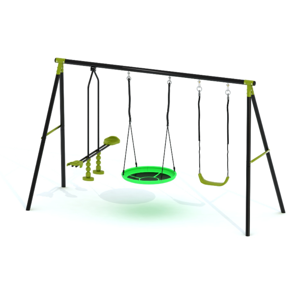 3-in-1 Kids Swing Slide Climbi - Kids Outdoor Hanging Chair review and price
