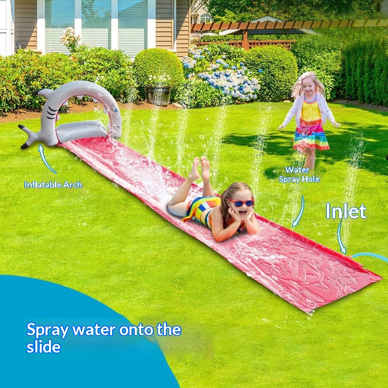 Inflatable Whale Water Slide S - Kids Outdoor Garden review and price