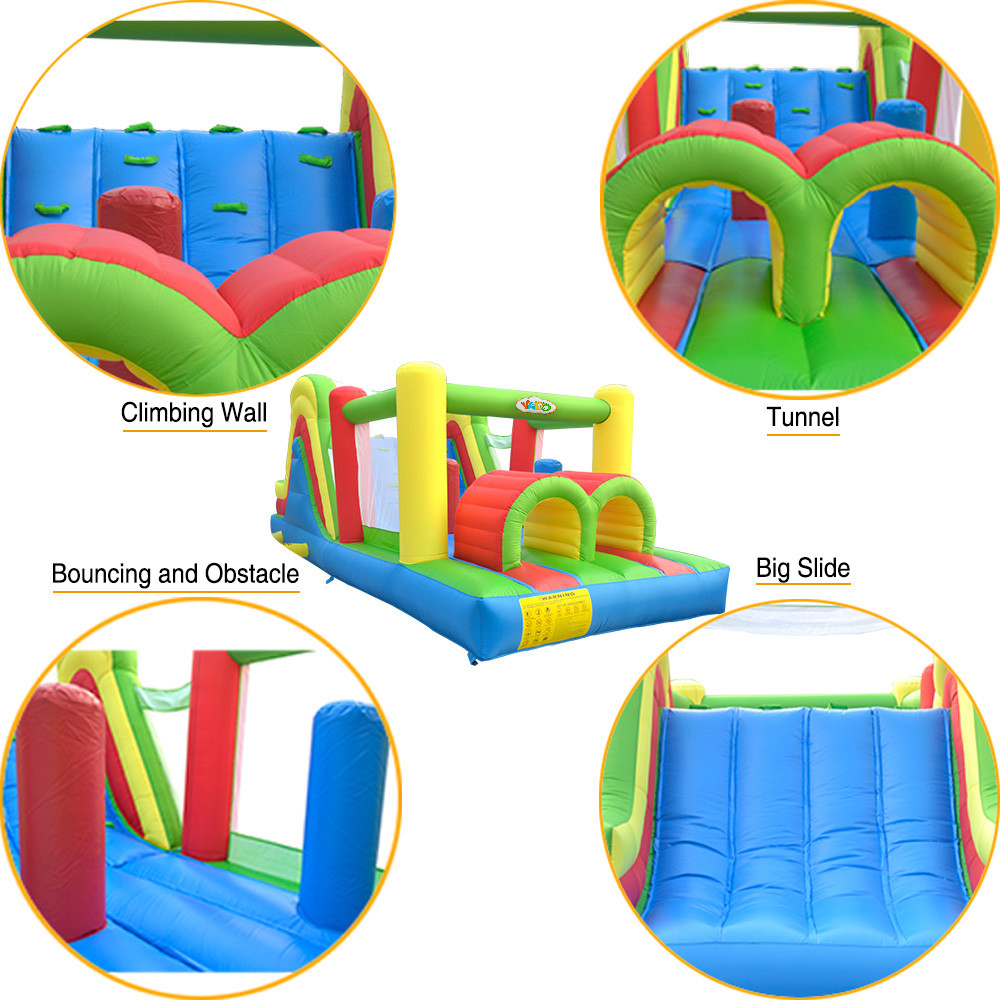 Colorful Inflatable Bounce Hou - Kids Outdoor Jumping Toys review and price