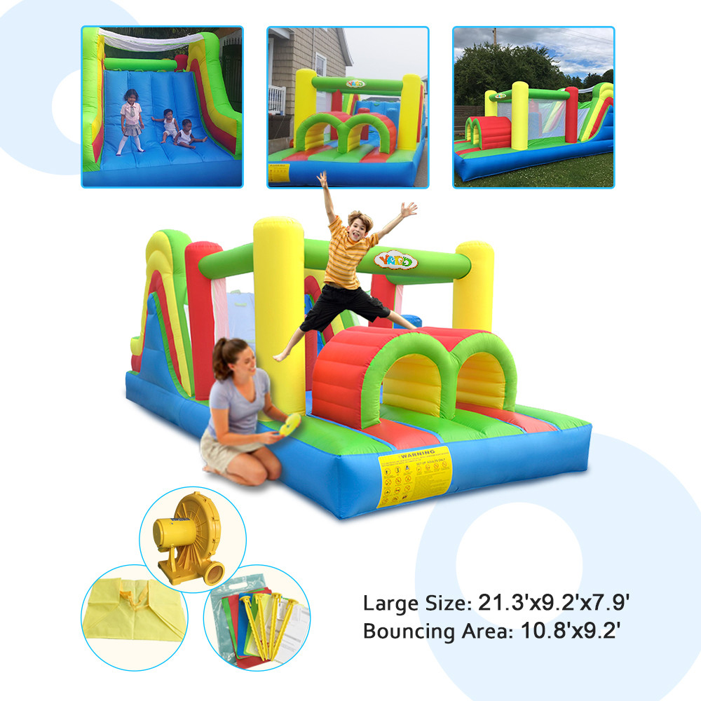Colorful Inflatable Bounce Hou - Kids Outdoor Jumping Toys review and price