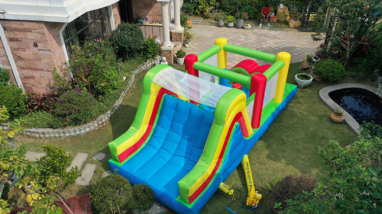 Colorful Inflatable Bounce Hou - Kids Outdoor Jumping Toys review and price