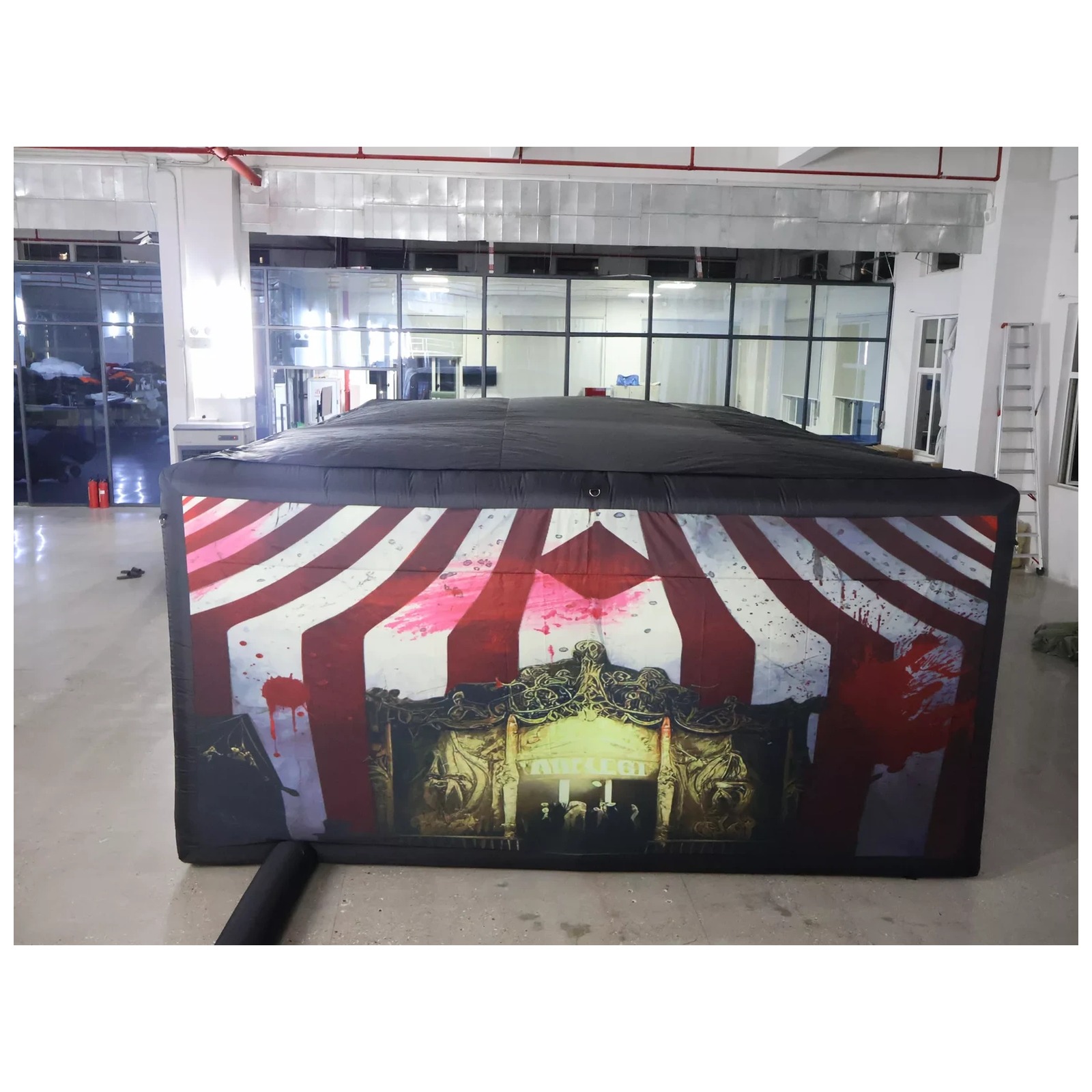 Large Haunted Circus Flat Roof - Kids Outdoor Party Venue review and price