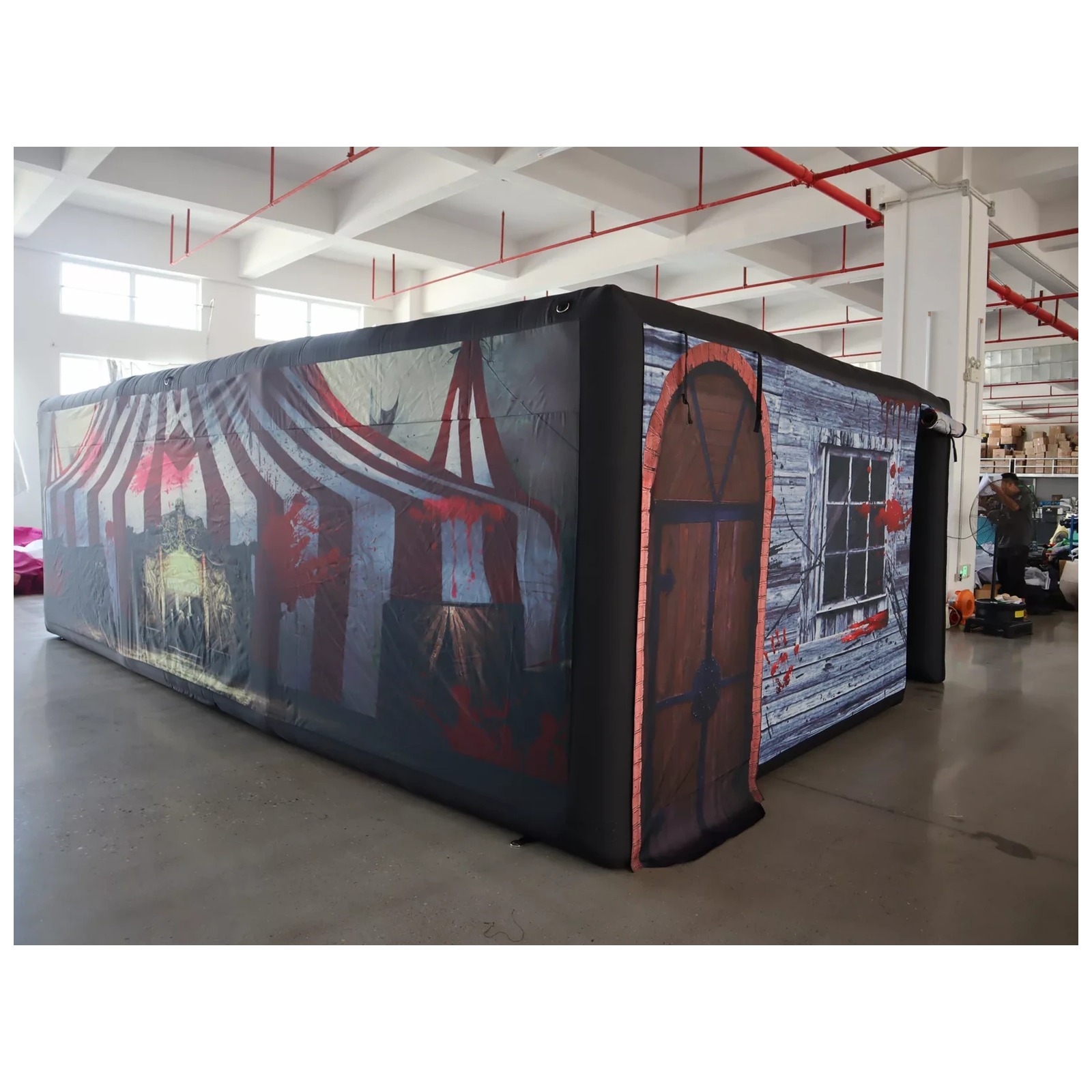 Large Haunted Circus Flat Roof - Kids Outdoor Party Venue review and price