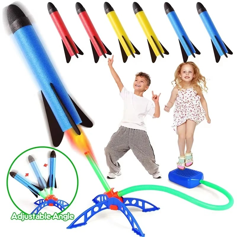 Air Rocket Foot Pump Launcher  - Kids Outdoor Jumping Toys review and price