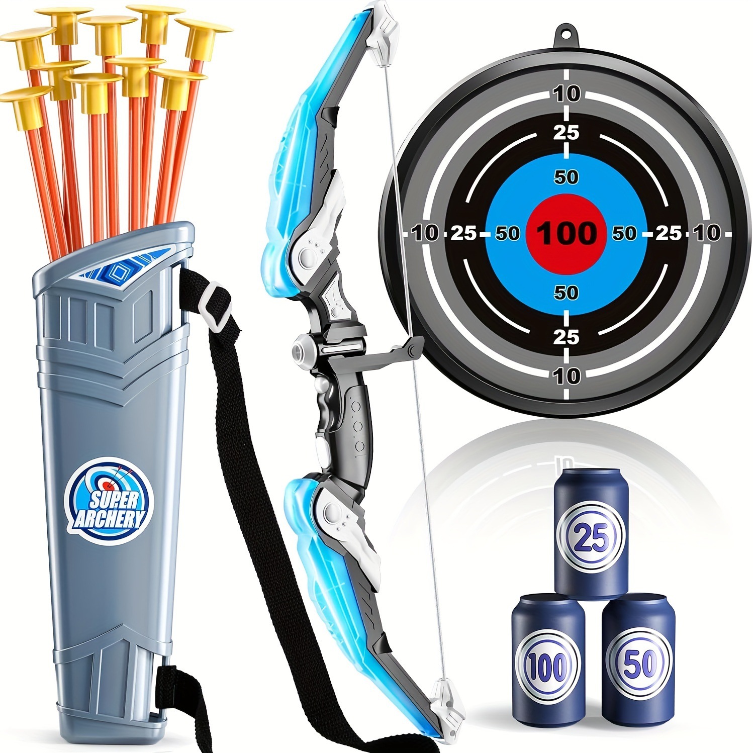 Kids Outdoor Sports Toy LED Li - Kids Outdoor Archery Set review and price
