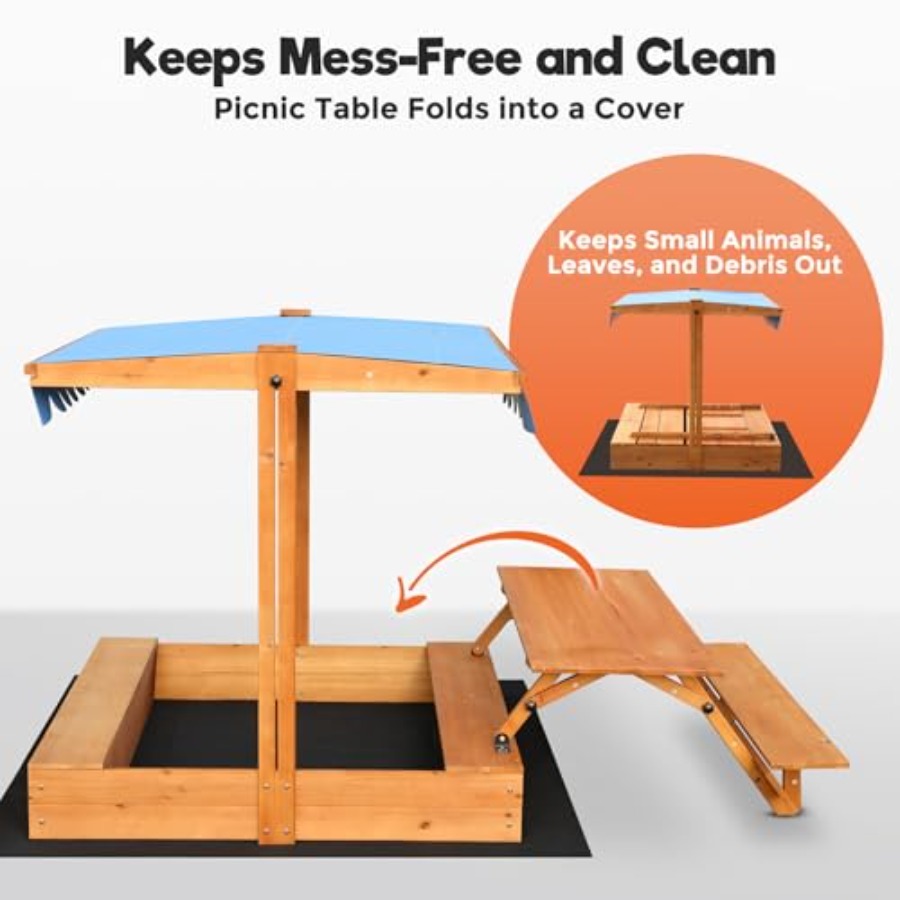Backyard outdoor kids wooden s - Kids Outdoor Picnic Table review and price