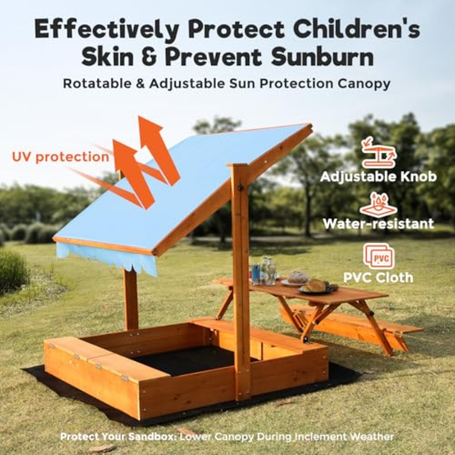 Backyard outdoor kids wooden s - Kids Outdoor Picnic Table review and price