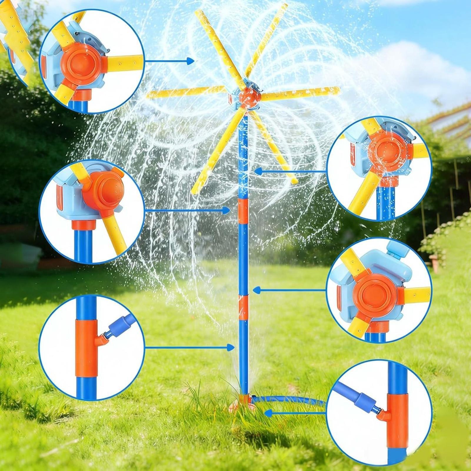 Kids Sprinkler Windmill Fun Sp - Kids Outdoor Garden Set review and price