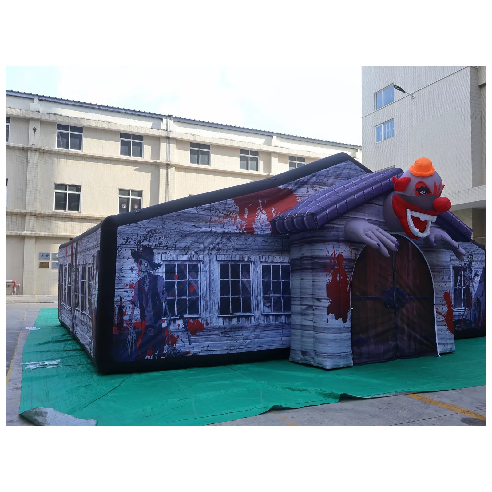 Large Gray Covered Inflatable  - Kids Outdoor Party Venue review and price