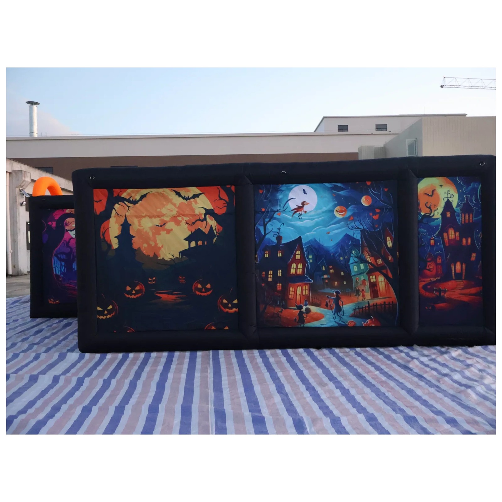 Large Dual Orange Arch Hallowe - Kids Outdoor Party Venue review and price