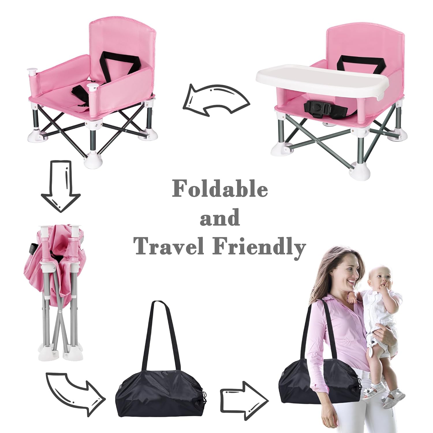 Portable Baby Seat Travel Comp - Kids Outdoor Lawn Chair review and price