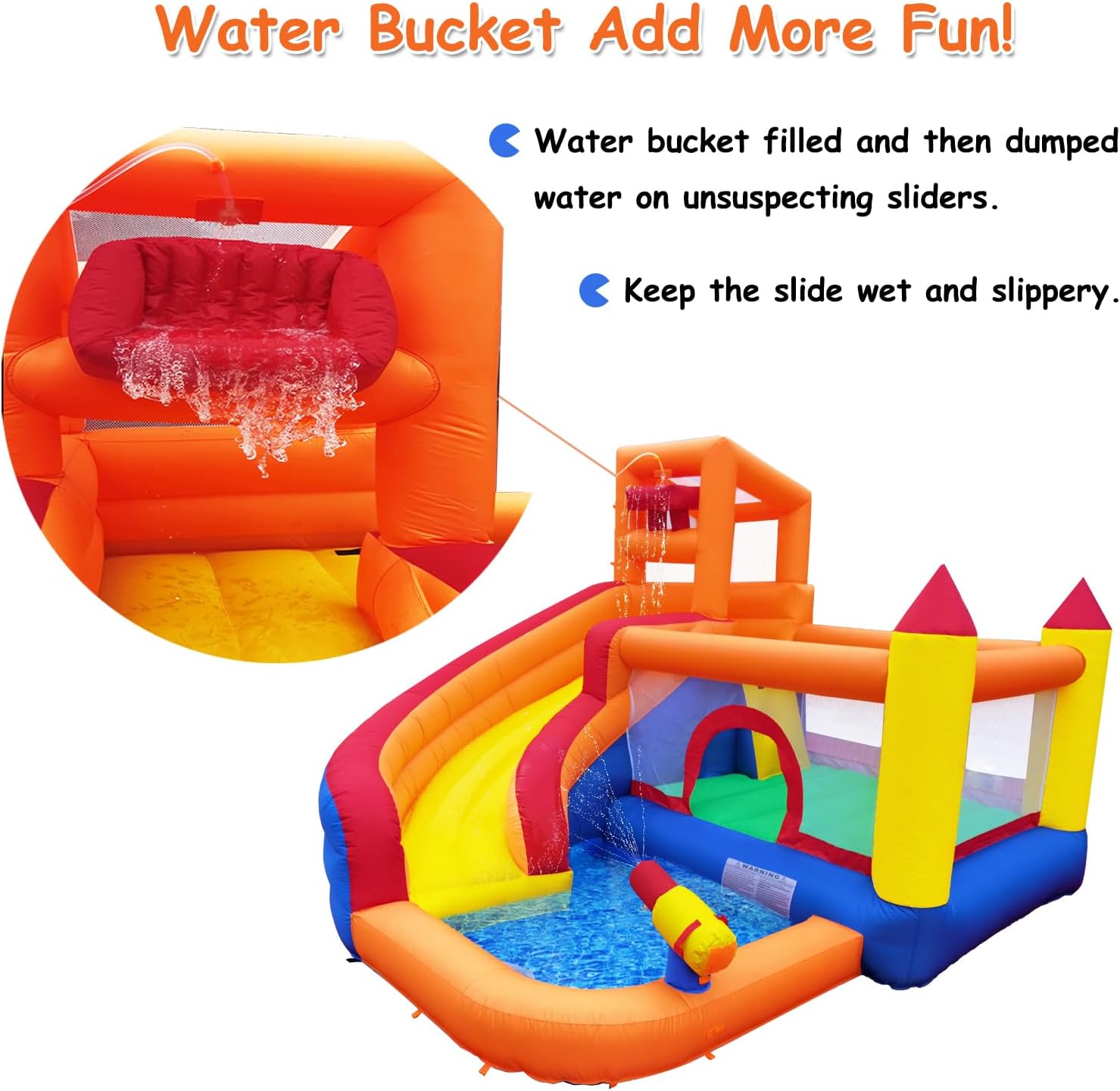 HuaKastro Inflatable Water Sli - Kids Outdoor Water Slide review and price