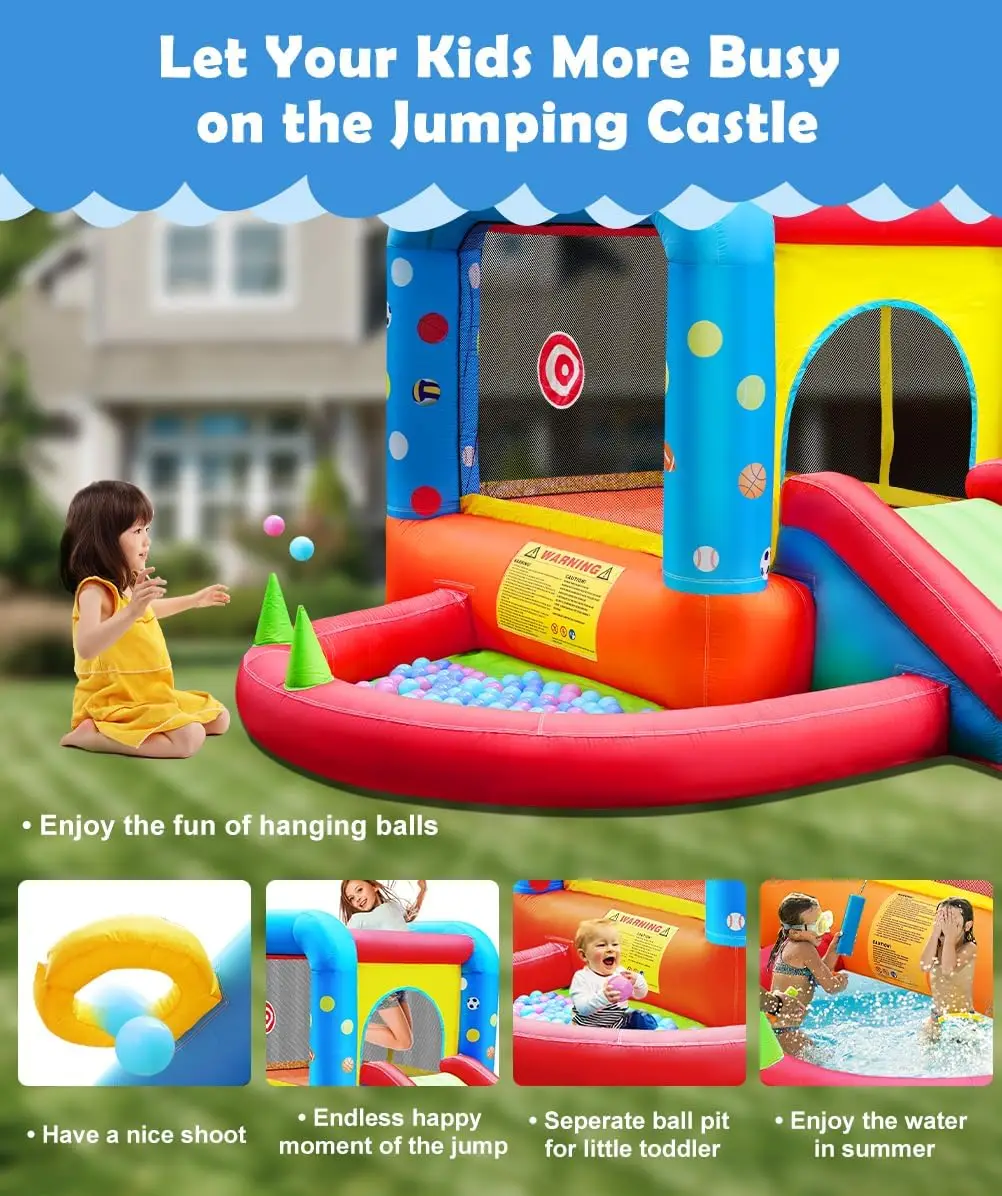 Step4Fun Inflatable Bounce Hou - Kids Outdoor Jumping Castle review and price