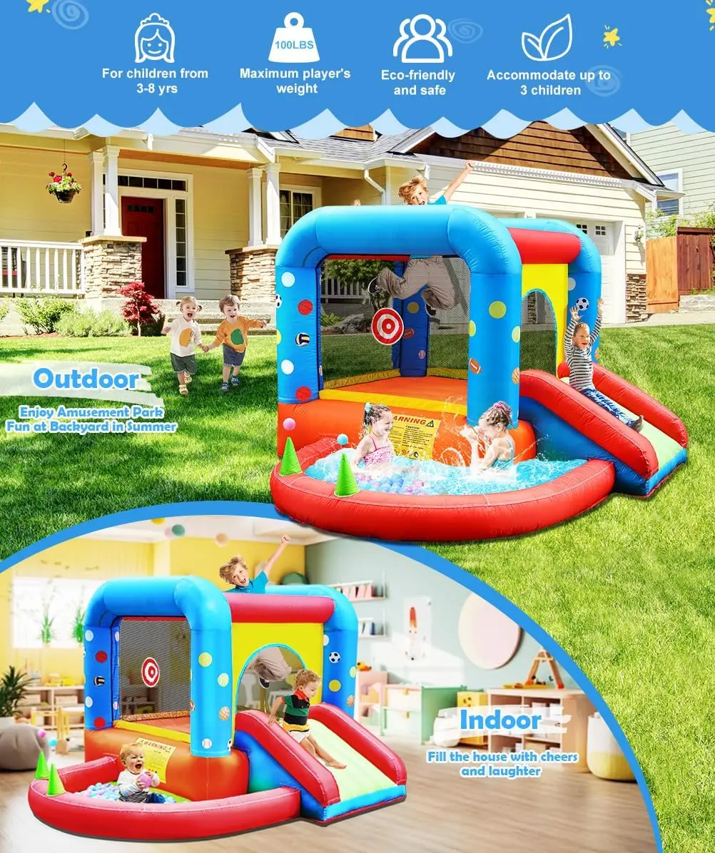 Step4Fun Inflatable Bounce Hou - Kids Outdoor Jumping Castle review and price
