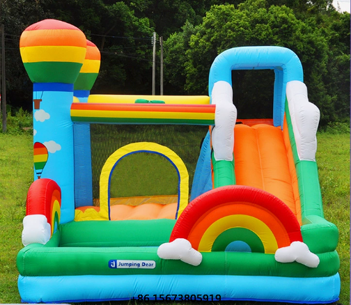 Kids Inflatable Castle with Sl - Kids Outdoor Jumping Castle review and price