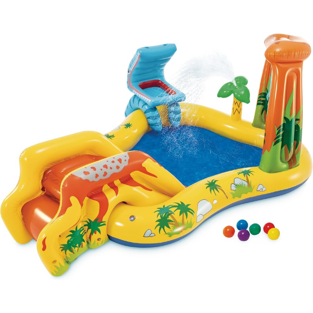 Inflatable Dinosaur Play Cente - Kids Outdoor Activity Centre review and price
