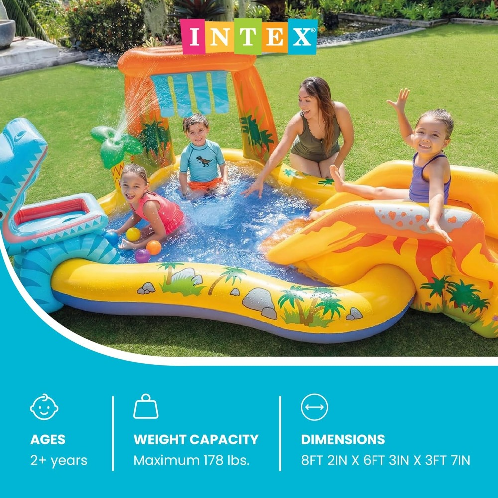 Inflatable Dinosaur Play Cente - Kids Outdoor Activity Centre review and price