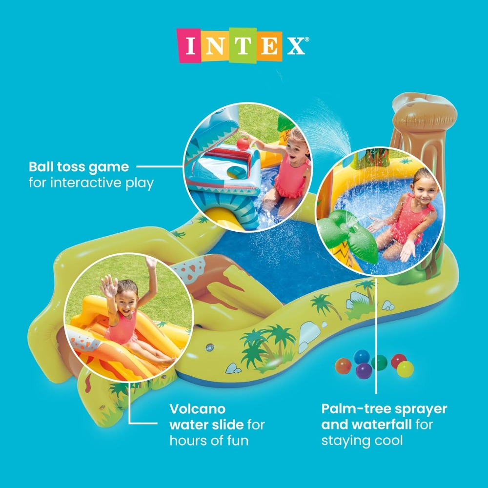 Inflatable Dinosaur Play Cente - Kids Outdoor Activity Centre review and price