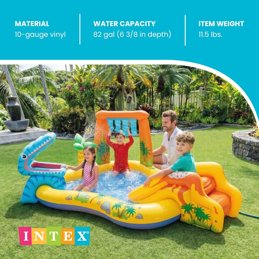 Inflatable Dinosaur Play Cente - Kids Outdoor Activity Centre review and price