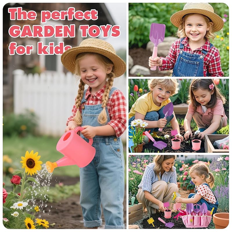 Superior-Kids Pink Gardening T - Kids Outdoor Garden Set review and price
