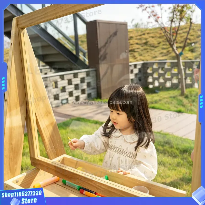 KANGYA SS50 Wooden Kids Art Ea - Kids Outdoor Easel review and price