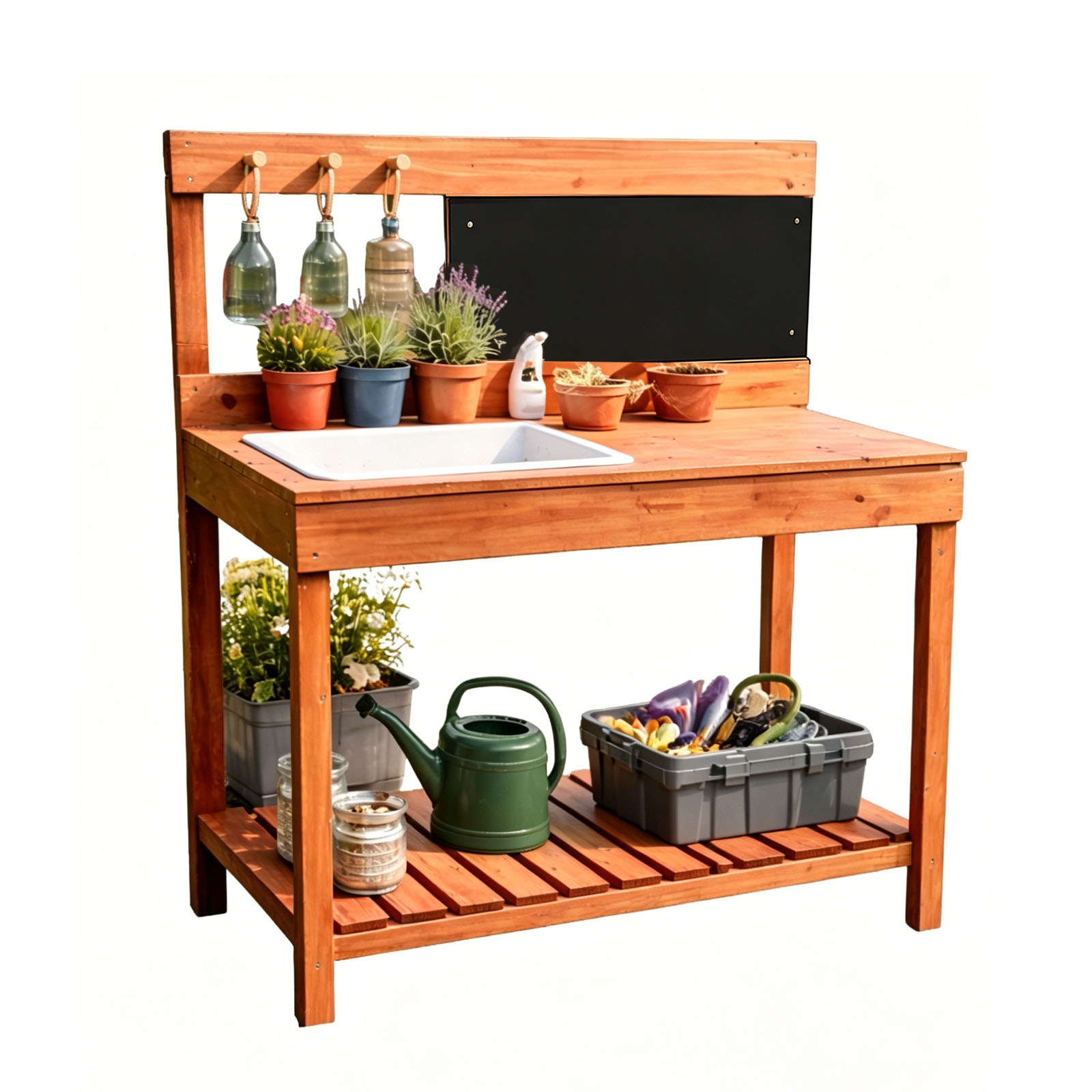 Wooden Potting Benches For Chi - Kids Outdoor Garden review and price