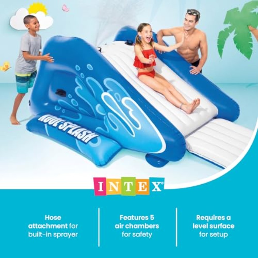 Inflatable Water Slide Pool Pl - Kids Outdoor Activity Centre review and price