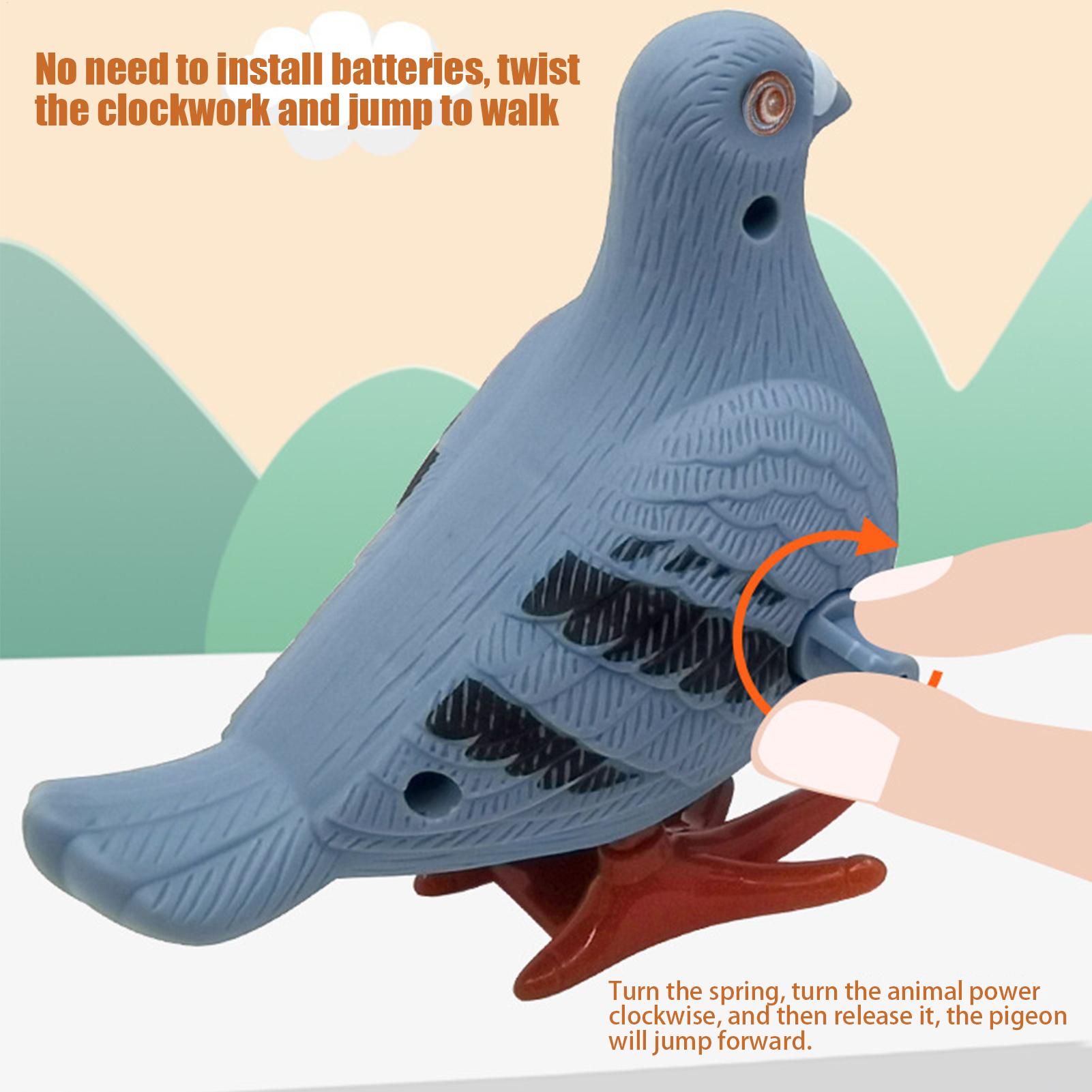 Cute Jumping Pigeon Clockwork  - Kids Outdoor Jumping Toys review and price