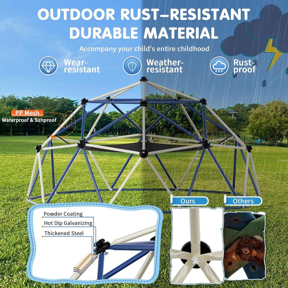 ClimDome,10T Dome Climber with - Kids Outdoor Jungle Gym review and price