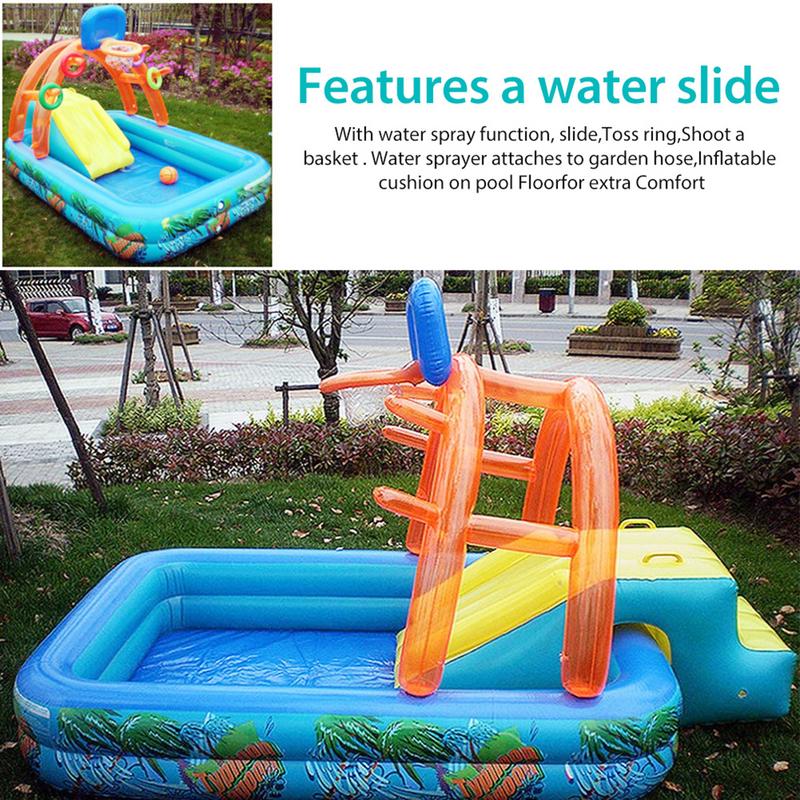 New Water Slide Children Fun L - Kids Outdoor Water Slide review and price