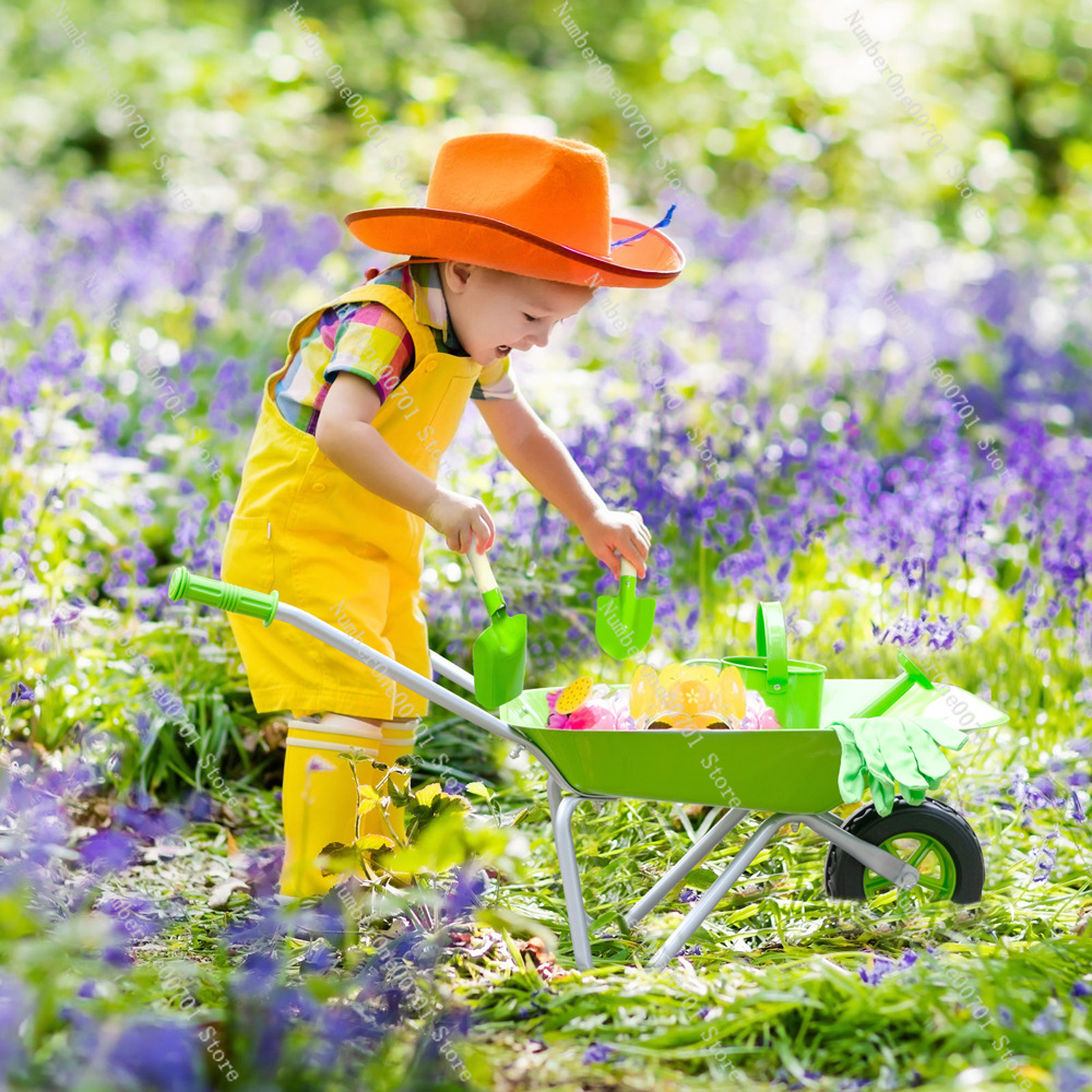 Kids Outdoor Wheelbarrow, Gree - Kids Outdoor Garden review and price