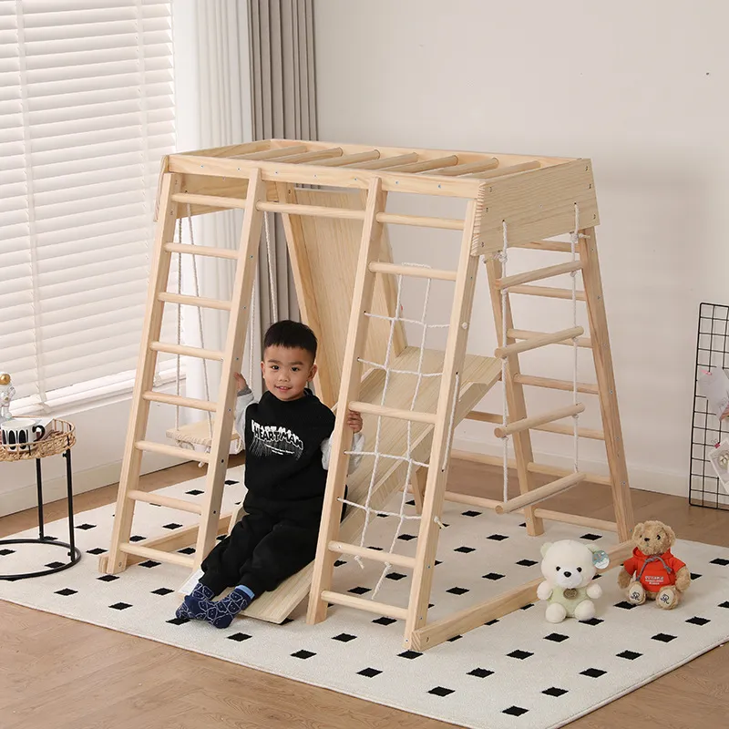 JMZ Wooden Jungle Gym Slide Cl - Kids Outdoor Jungle Gym review and price