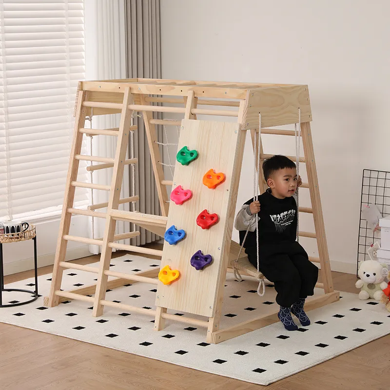 JMZ Wooden Jungle Gym Slide Cl - Kids Outdoor Jungle Gym review and price