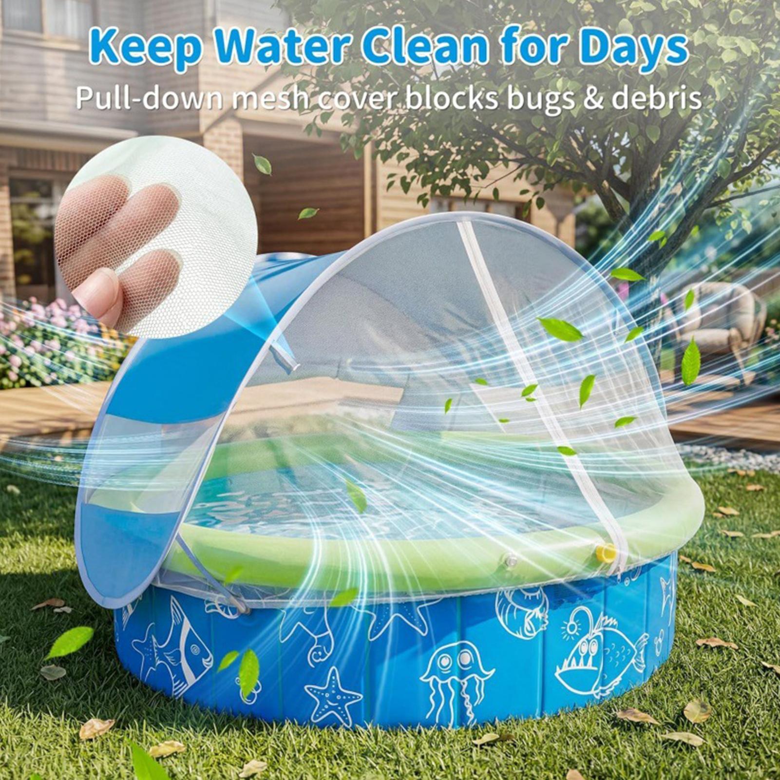 Kiddie Pool with Canopy 120x30 - Kids Outdoor Activity Centre review and price
