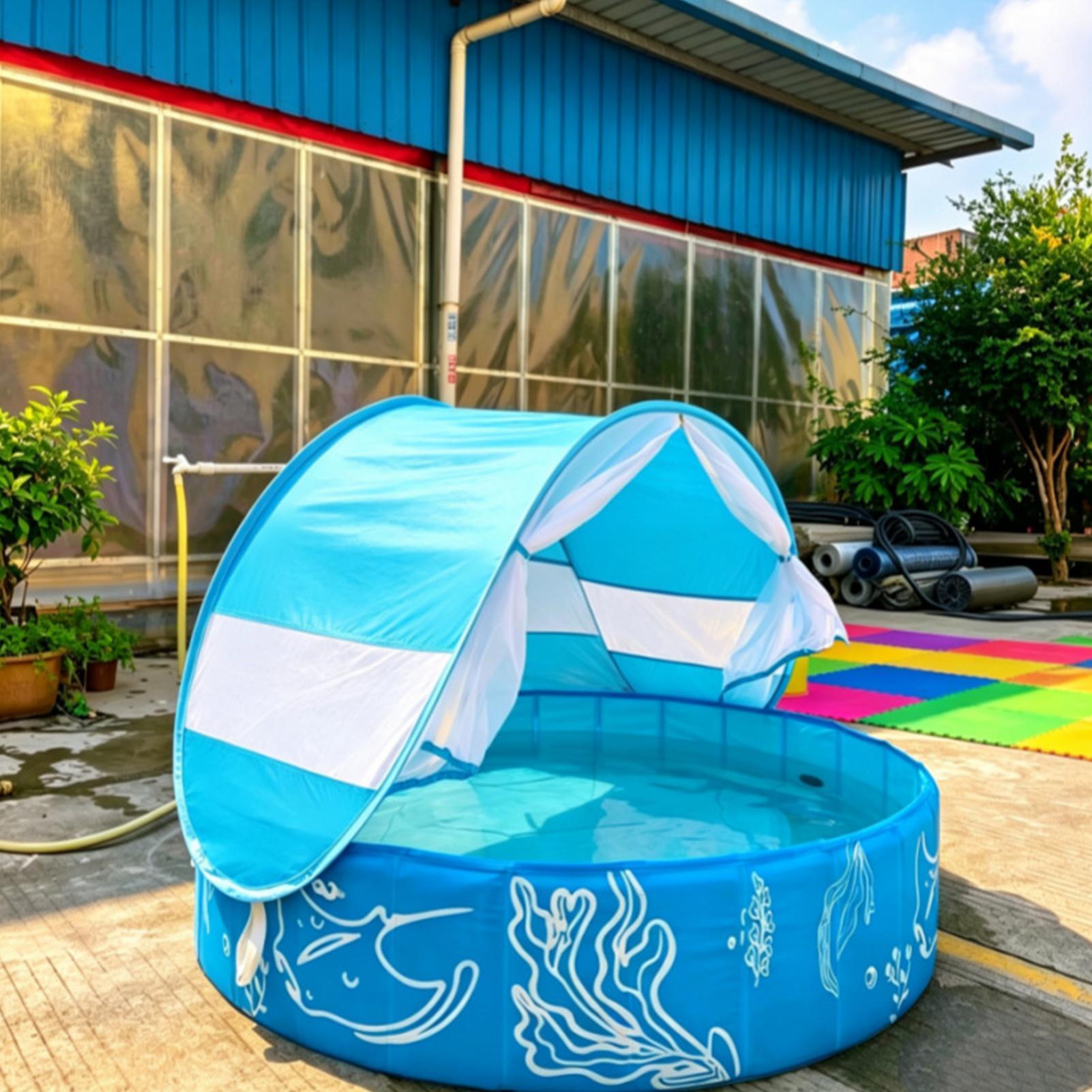 Kiddie Pool with Canopy 120x30 - Kids Outdoor Activity Centre review and price